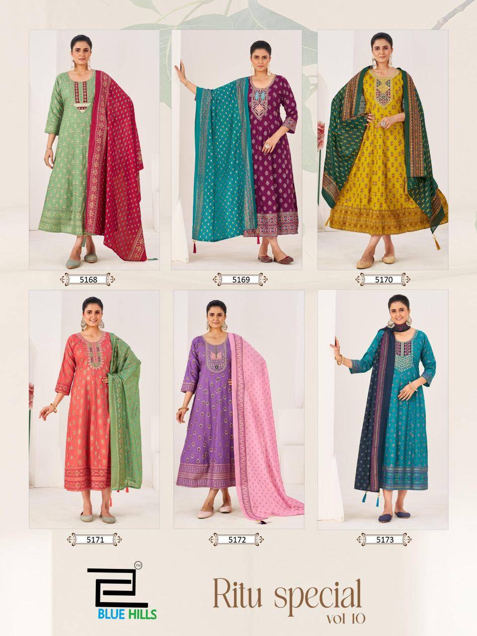 Blue hills ritu special vol-10 Kurti manufacturers in Mumbai